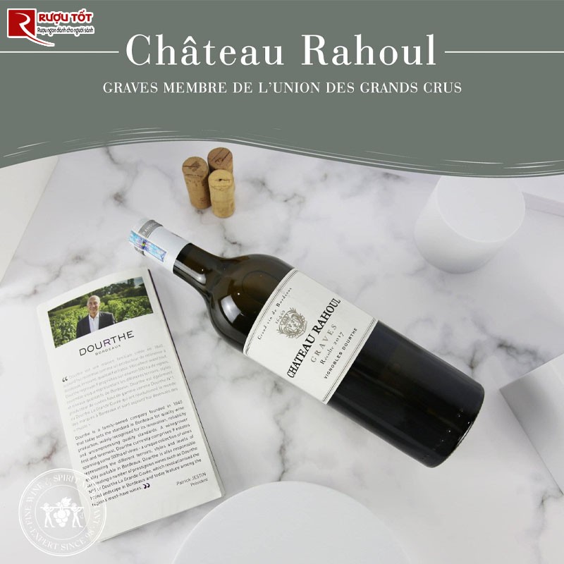 Rượu vang Chateau Rahoul Graves trắng