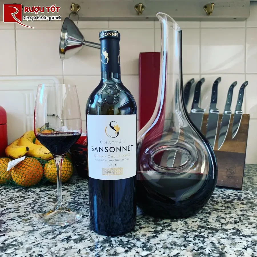 ruou vang chateau sansonnet grand cru classe 750ml 14%