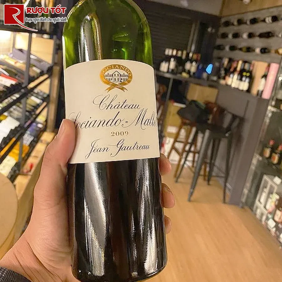 ruou vang chateau sociando mallet jean gautreau