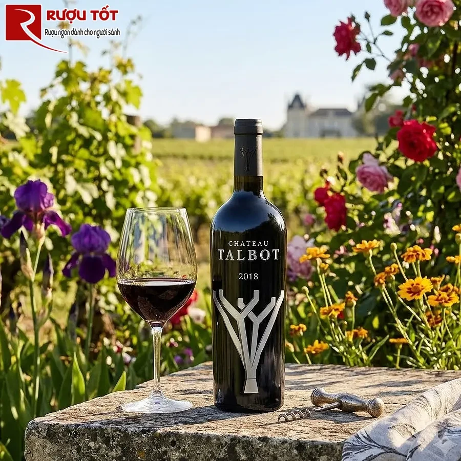 Rượu vang Chateau Talbot Saint Julien Grand Cru Classe