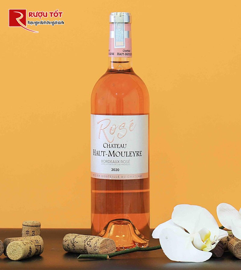 Rượu vang Chqteau Haut Mouleyre Bordeaux Rose