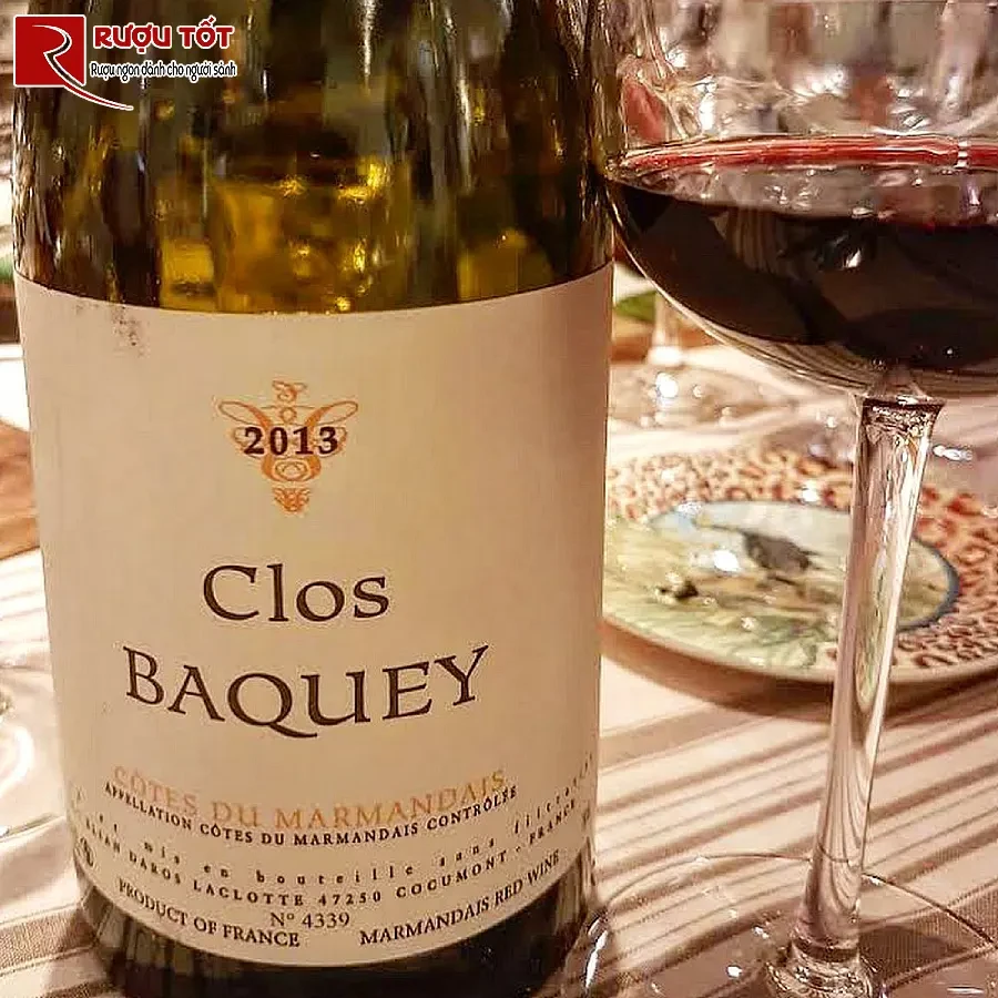 ruou vang clos baquey elian da ros