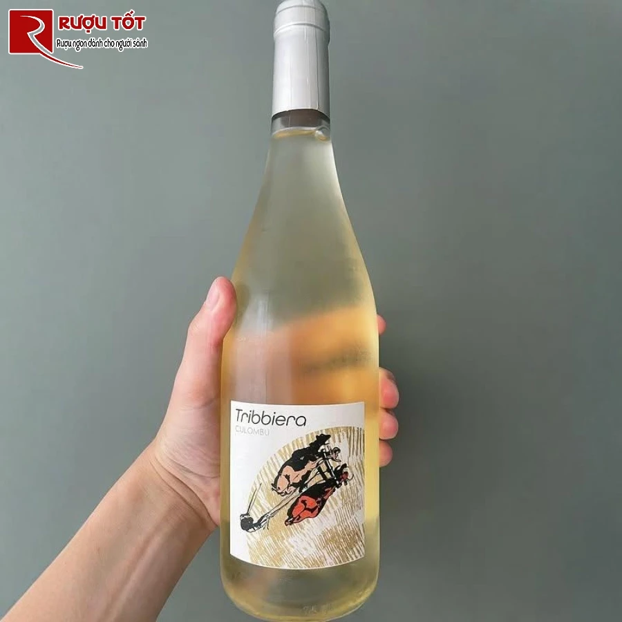 ruou vang clos culombu etienne suzzoni blanc tribbiera 13% 750ml
