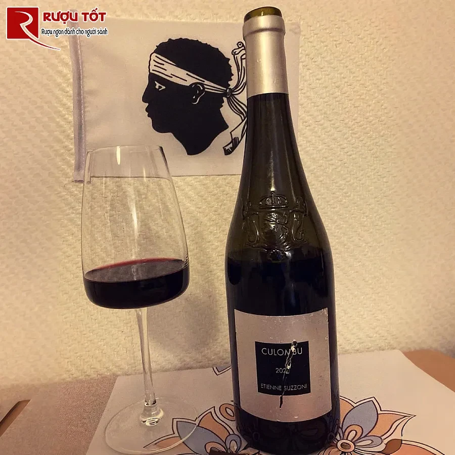 ruou vang clos culombu etienne suzzoni rouge
