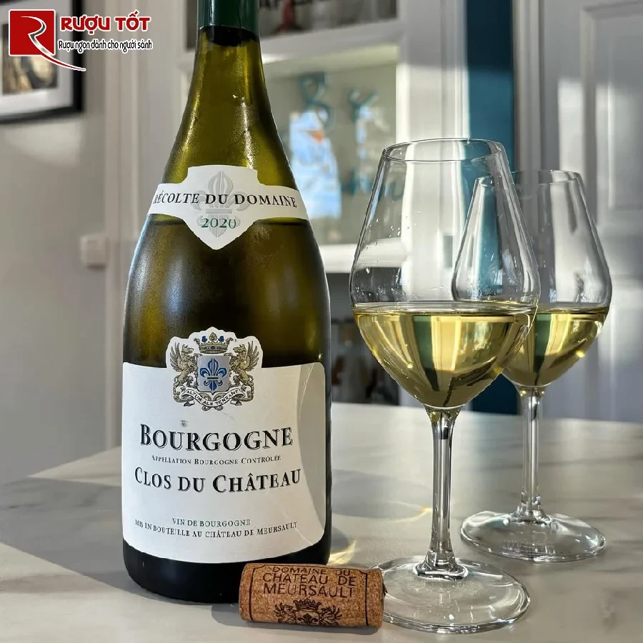 ruou vang clos du chateau chardonnay chinh hang