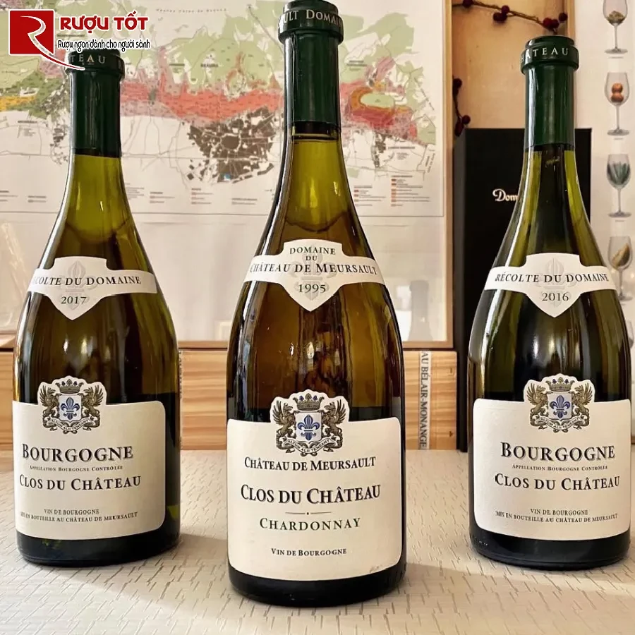 ruou vang clos du chateau chardonnay