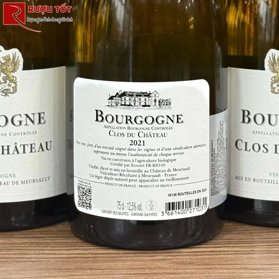 Rượu vang Clos Du Chateau