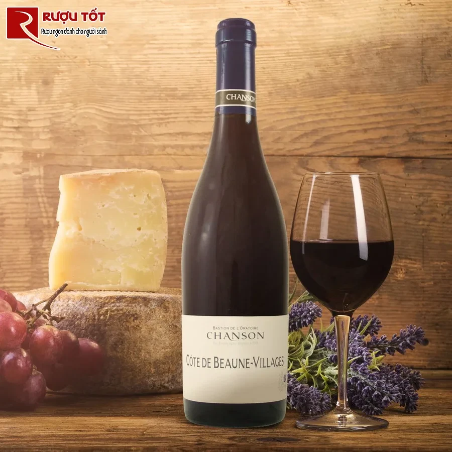 ruou vang cote de beaune villages chanson