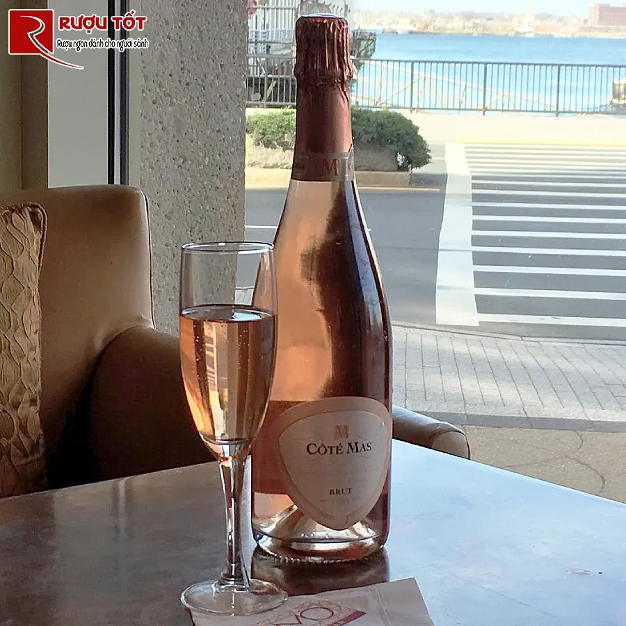 ruou vang cote mas cremant de limoux rose