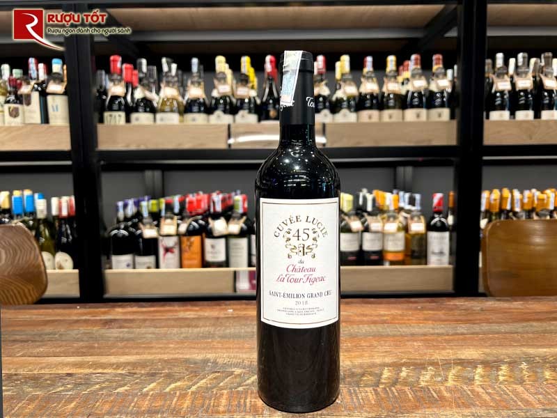 Rượu Chateau La Tour Figeac Cuvee Lucie 45