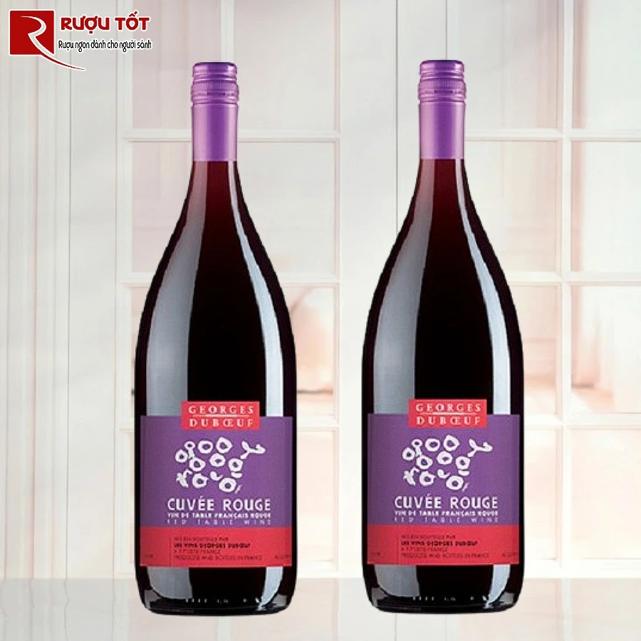 ruou vang cuvee rouge vin de table georges duboeuf