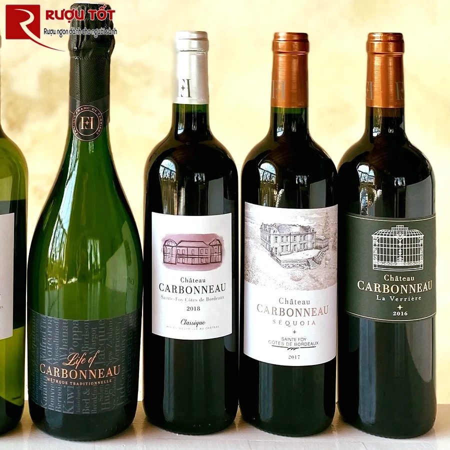 Rượu vang đỏ Chateau Carbonneau Sequoia
