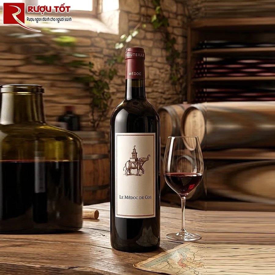 Rượu vang đỏ Le Medoc de Cos