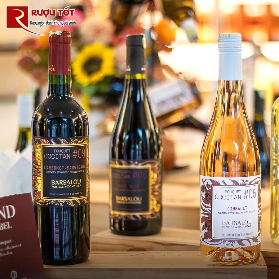 Rượu vang Domaine Barsalou Bouquet Occitan