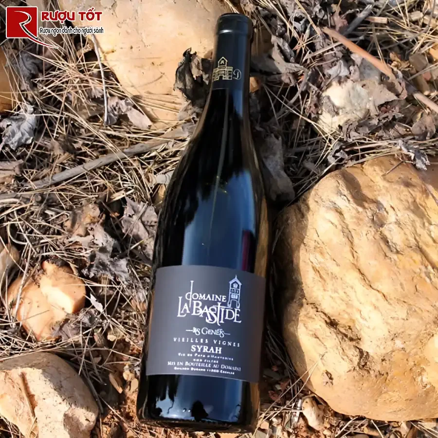 ruou vang domaine la bastide syrah Vieilles vignes 750ml 14%