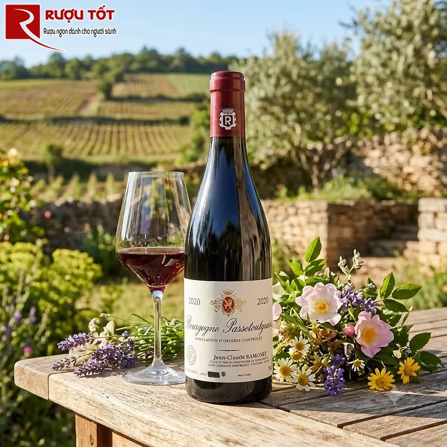 Rượu vang Domaine Ramonet Bourgogne Passetoutgrains