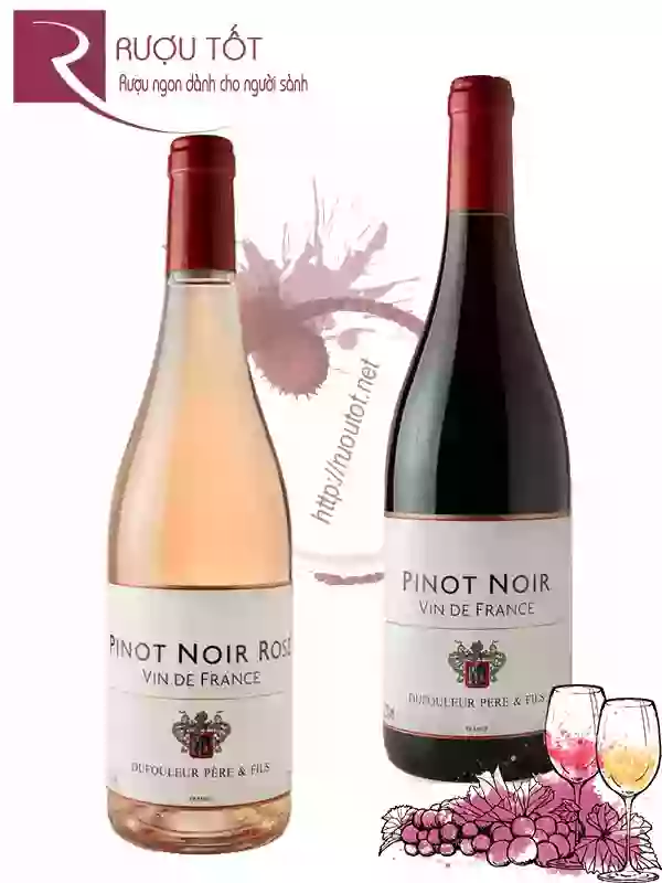 Rượu vang Dufouleur Pere et Fils Vin de France (Red-White-Rose) Chính hãng
