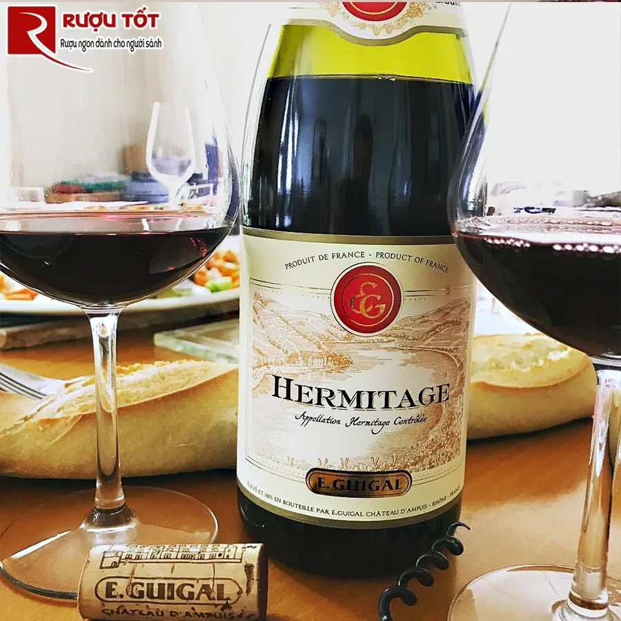 Rượu vang E Guigal Hermitage-1