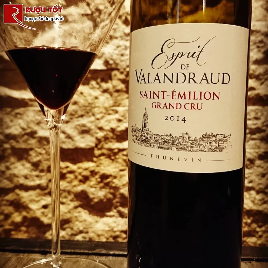 ruou vang esprit de valandraud saint emillion chinh hang