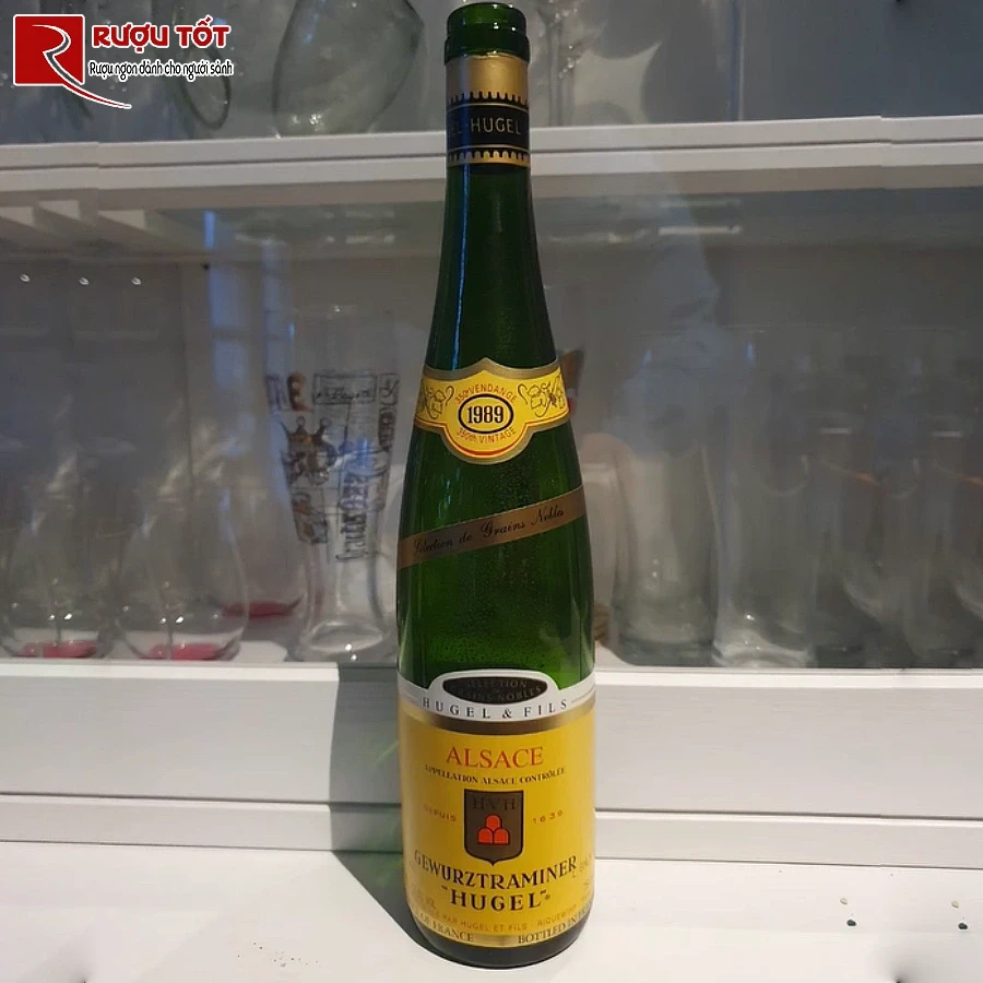 ruou vang famille hugel gewurztraminer selection de grains nobles