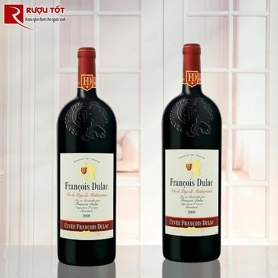 ruou vang francois dulac rouge igp mediterranee