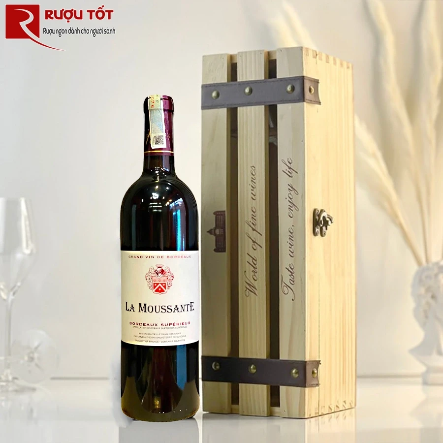Rượu vang La Moussante Bordeaux Superieur