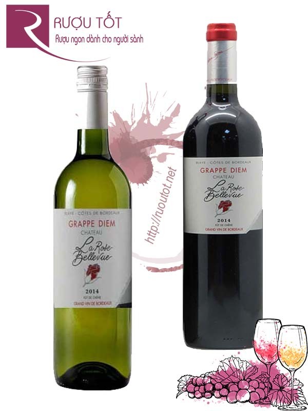 Rượu vang Chateau La Rose Bellevue Cuvee Red - White Grappe Diem Hảo hạng