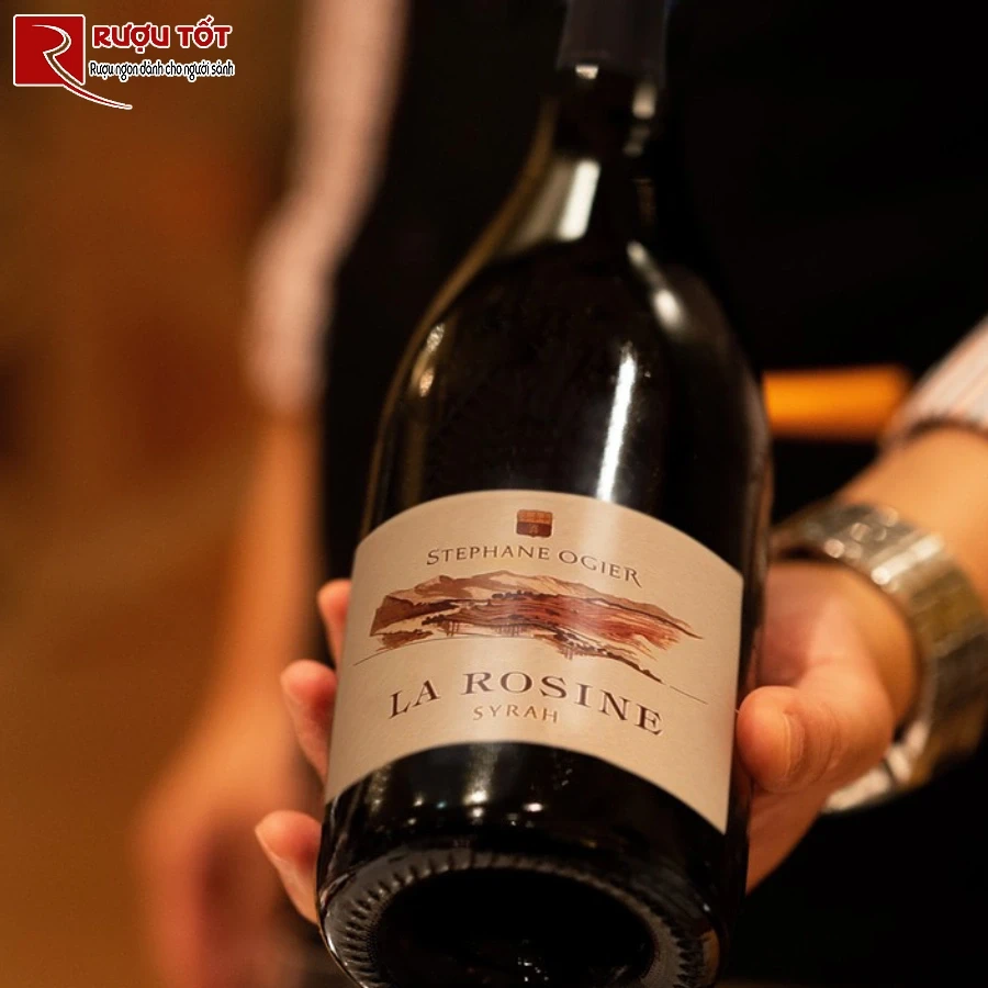 ruou vang la rosine syrah stephane ogier
