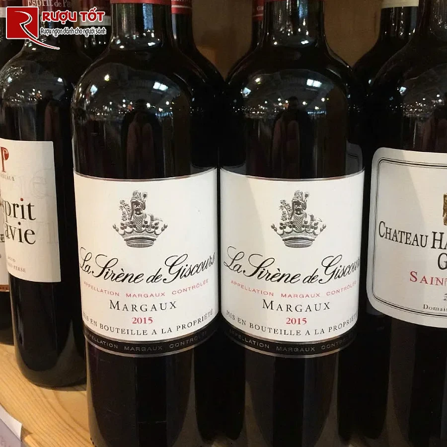 ruou vang la sirene de giscours margaux