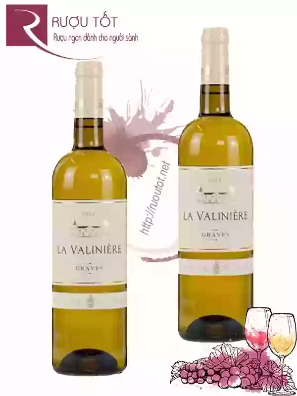 Rượu vang Pháp La Valiniere white Chính hãng