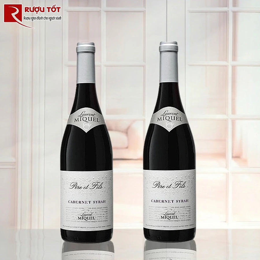 ruou vang laurent miquel pere et fils cabernet syrah