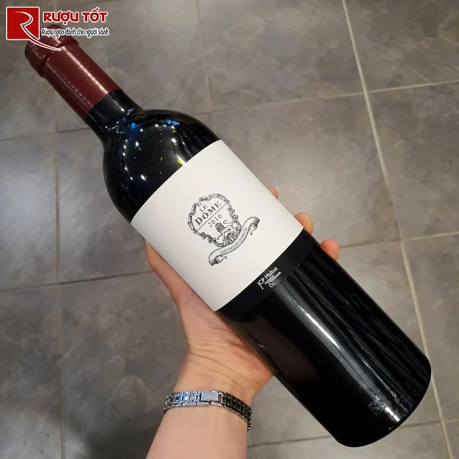 ruou vang le dome saint emilion grand cru 750ml 13,5%