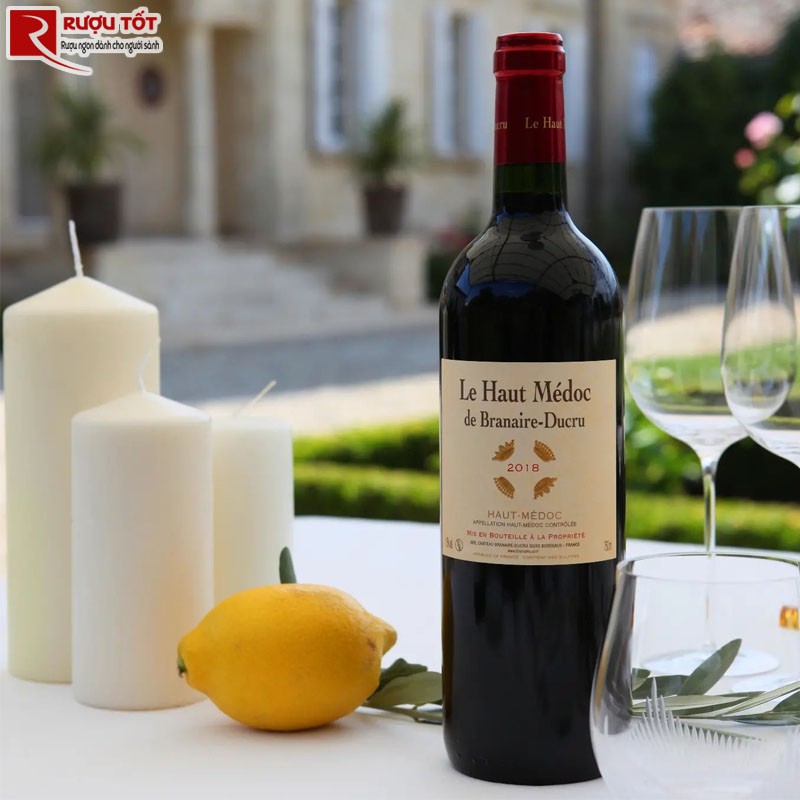 Rượu Vang Le Haut Medoc de Branaire Ducru