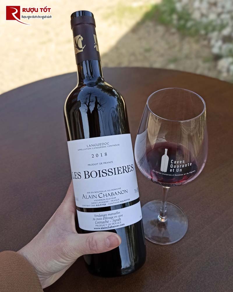 Rượu vang Les Boissieres Alain Chabanon