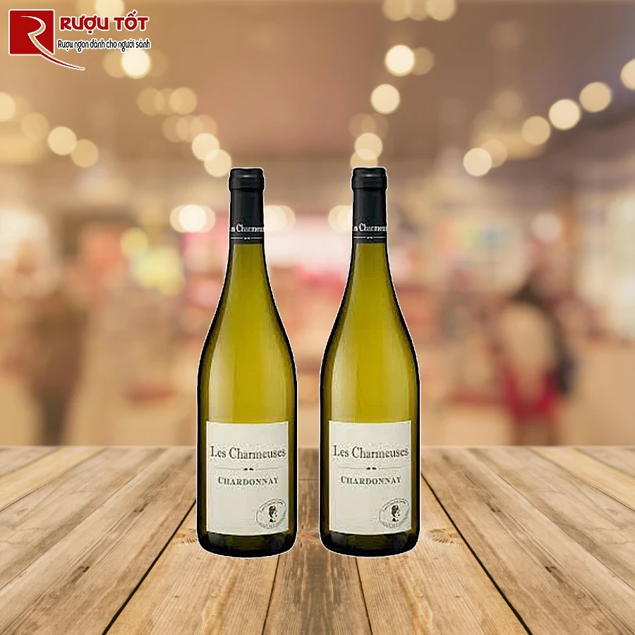 ruou vang les charmeuses chardonnay gia re