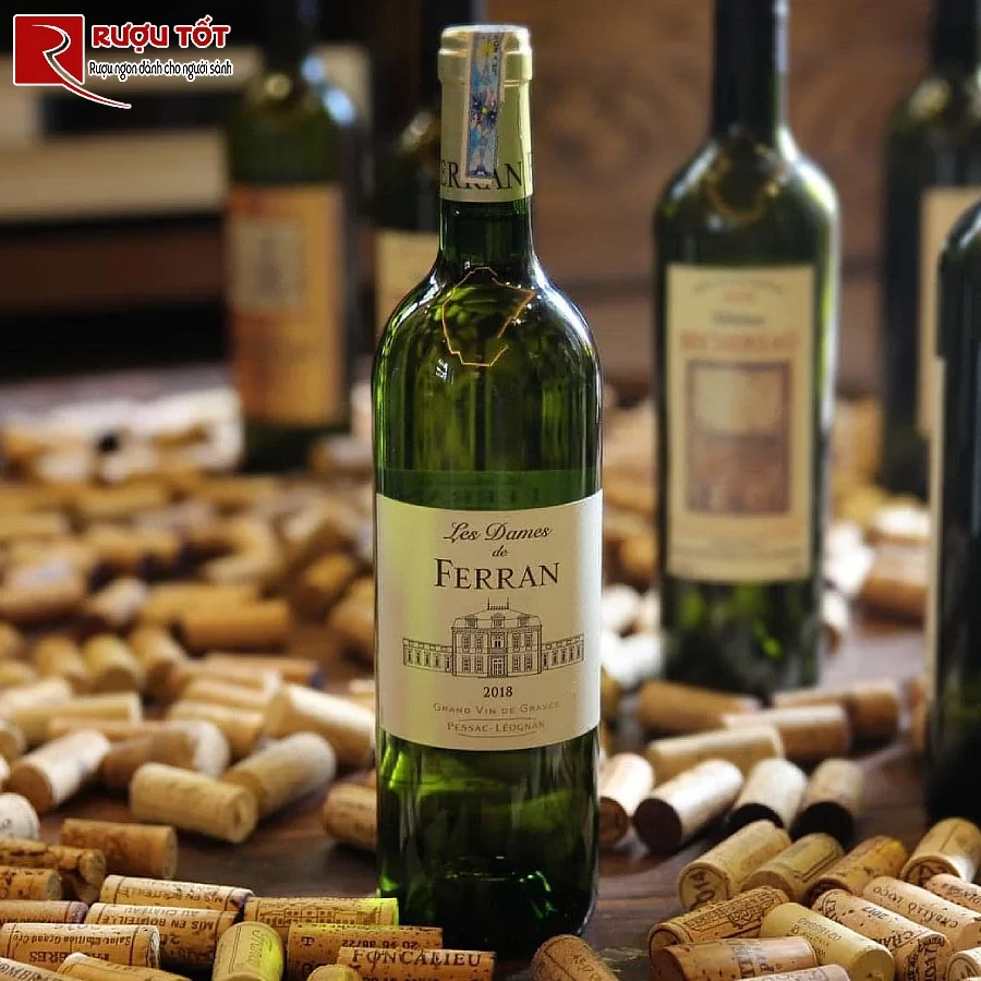 ruou vang les dames de ferran pessac leognan grand cru classe