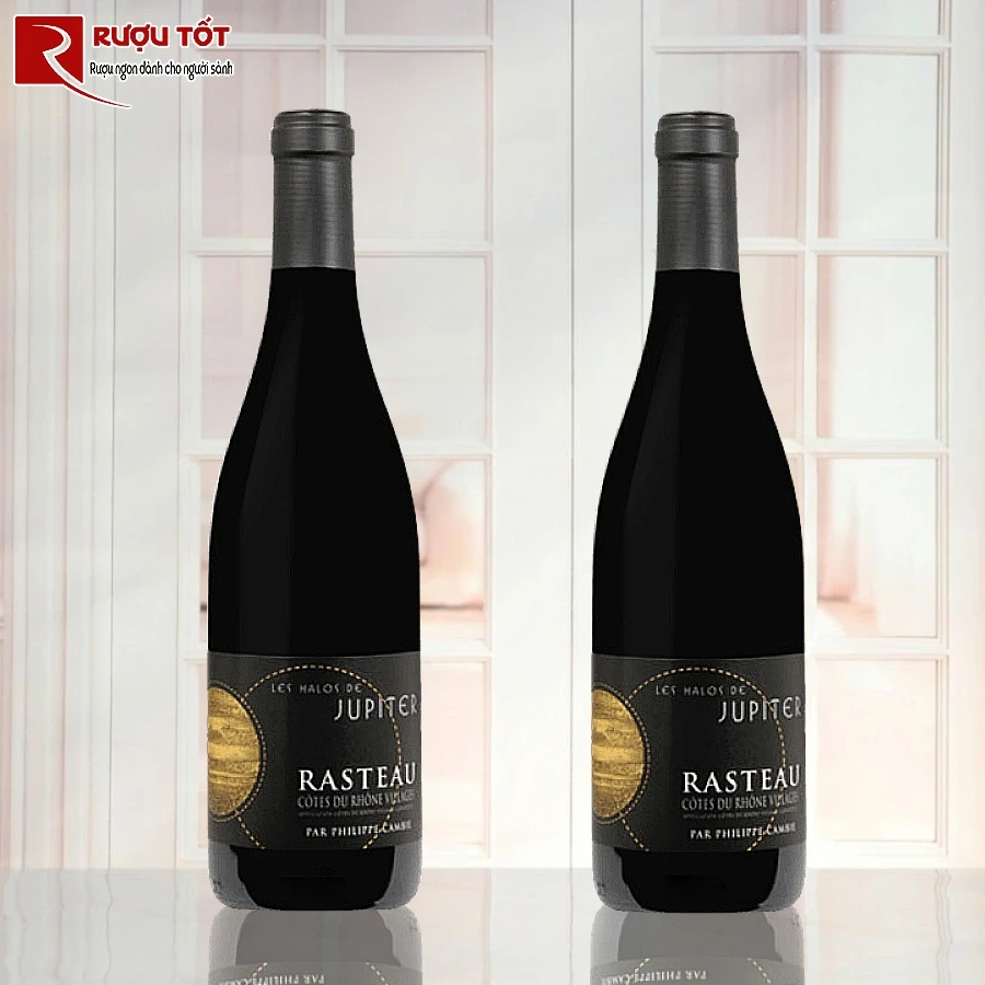 ruou vang les halos de jupiter rasteau
