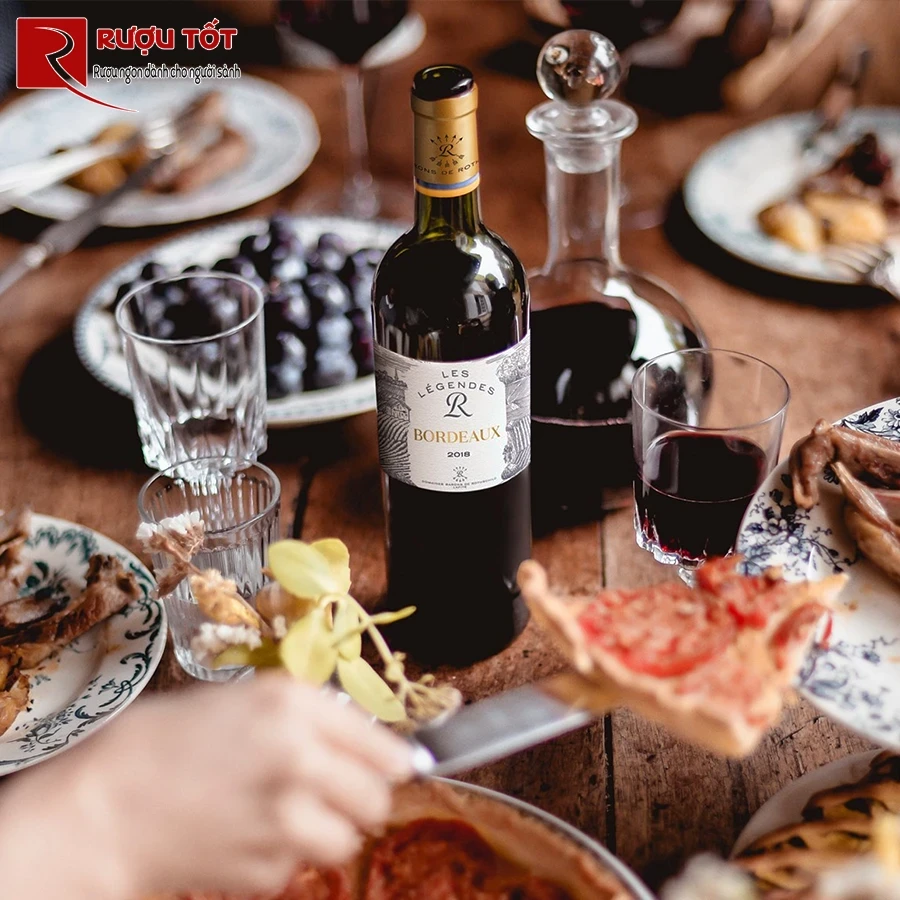 Rượu vang Les Legendes R Bordeaux