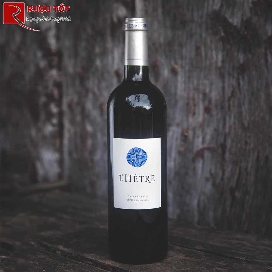 Rượu vang L'Hetre Castillon Cotes de Bordeaux