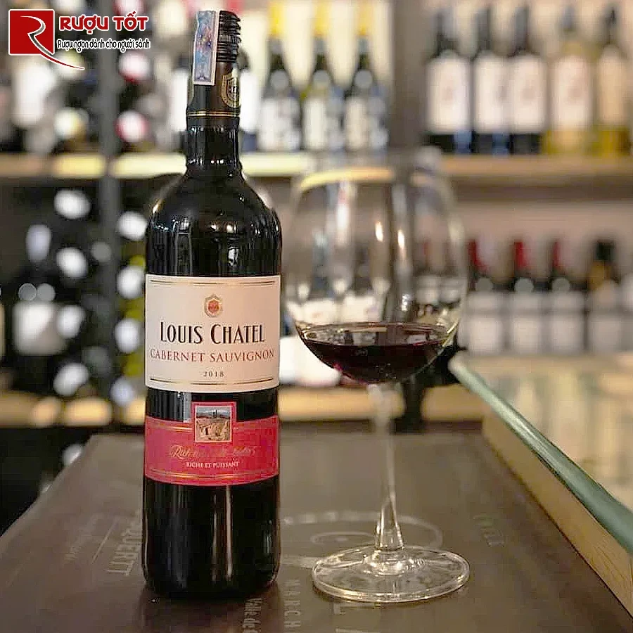 ruou vang louis chatel cabernet sauvignon