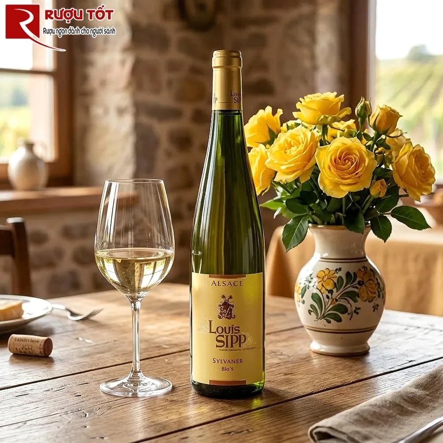 Rượu vang Louis Sipp Sylvaner Bios Alsace