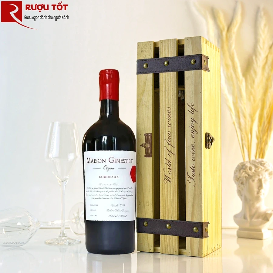 Rượu vang Maison Ginestet Origine Bordeaux