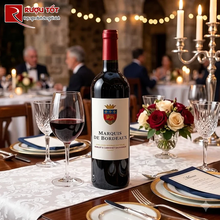 Rượu vang Marquis De Bordeaux,