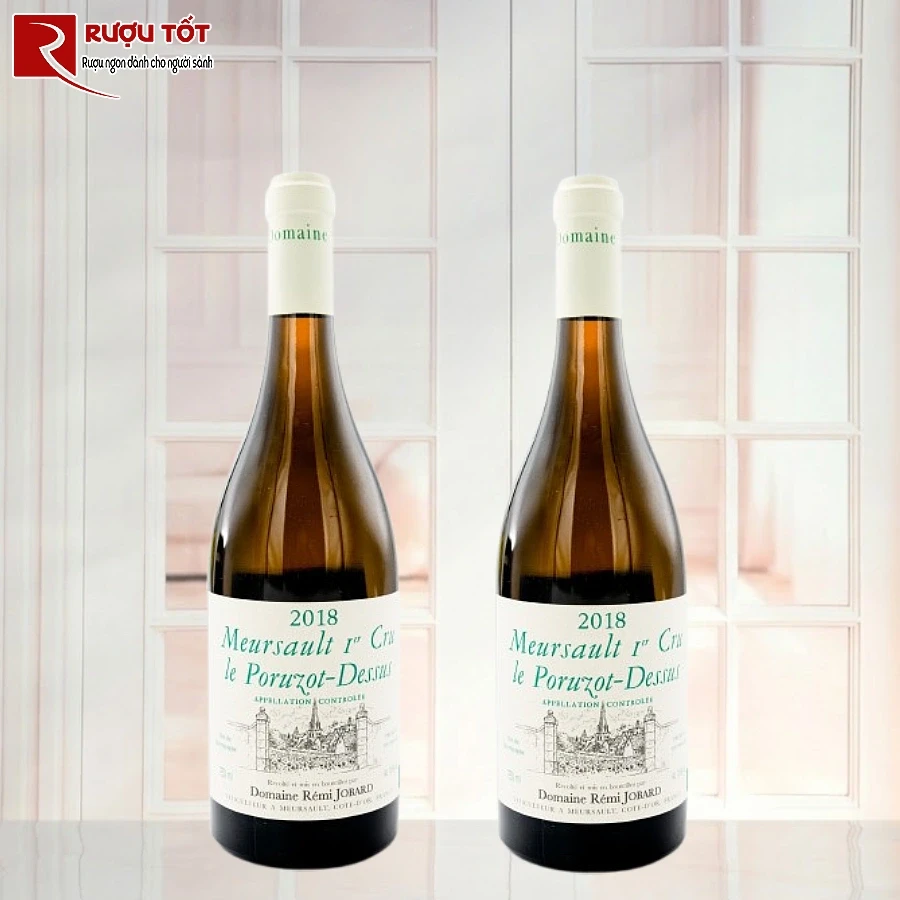 ruou vang meursault 1er cru le poruzot dessus remi jobard