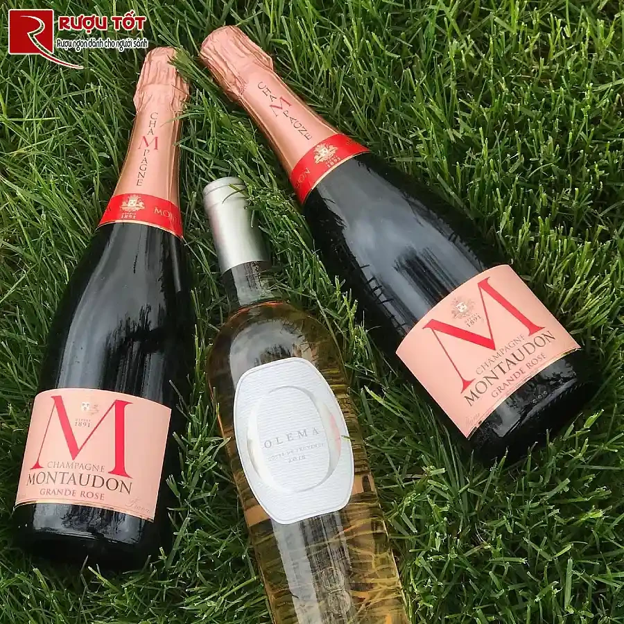 ruou vang montaudon grande rose brut