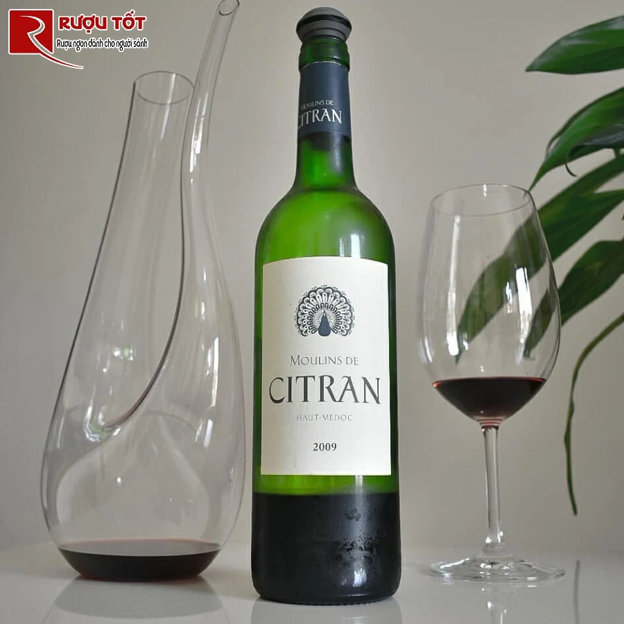 ruou vang moulins de citran haut medoc