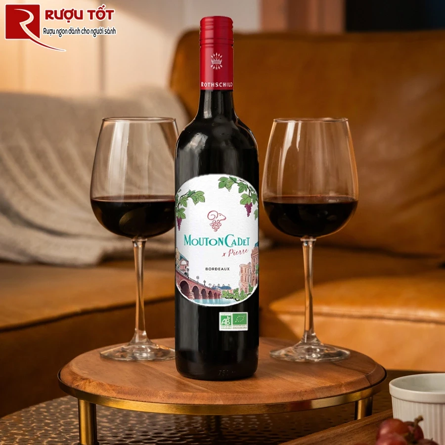 Rượu vang Mouton Cadet Rouge Pierre