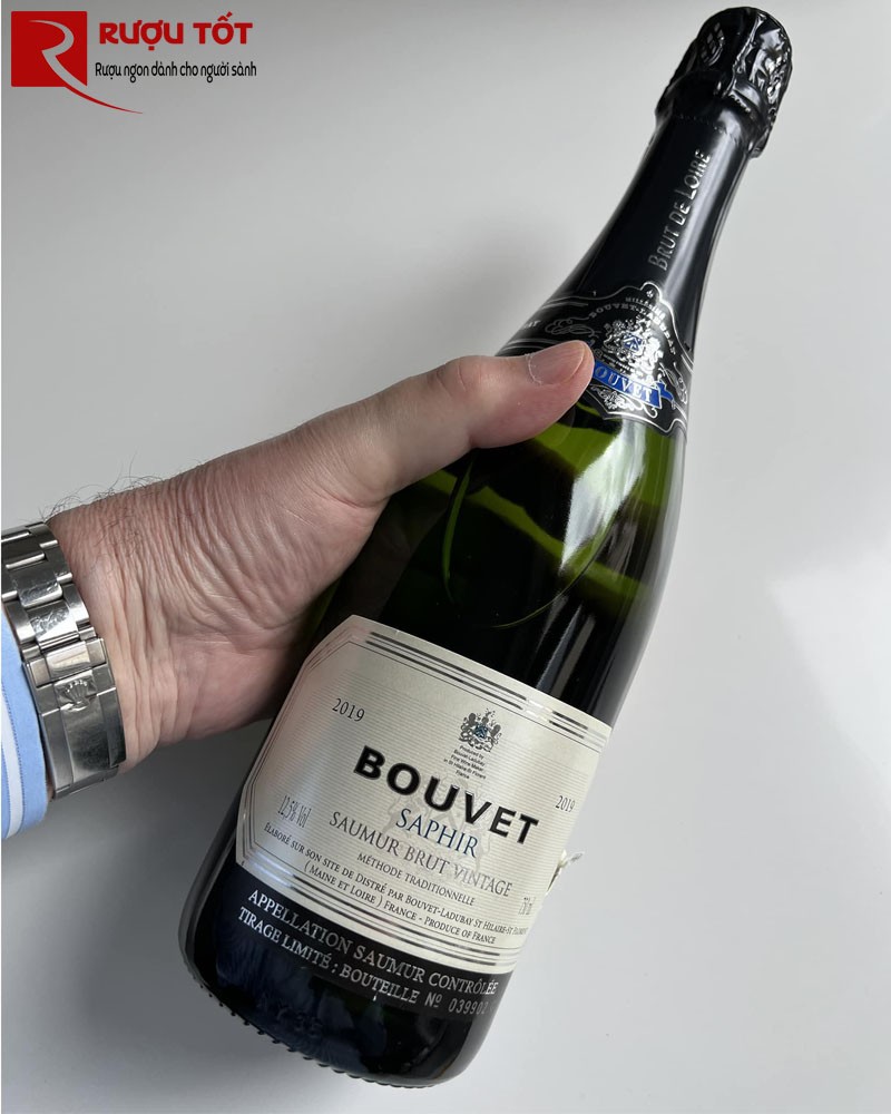 Rượu Vang Nổ Bouvet Cuvee Saphir Vintage Saumur