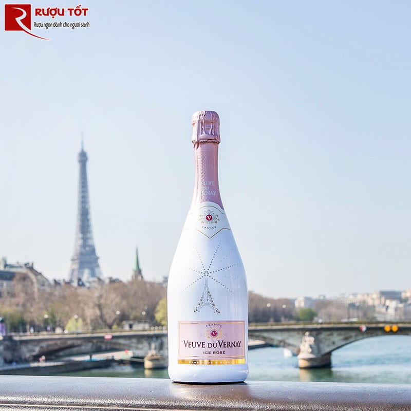 Rượu Vang Nổ Veuve Du Vernay Ice Rose