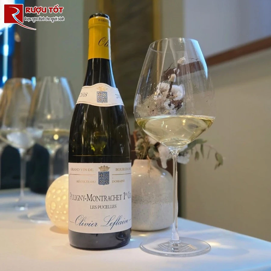 ruou vang olivier leflaive puligny - montrachet 1er cru les pucelles
